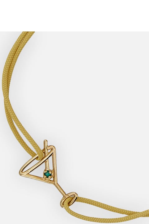 Aliita لـ Kids Aliita Martini Esmeralda Cord Bracelet