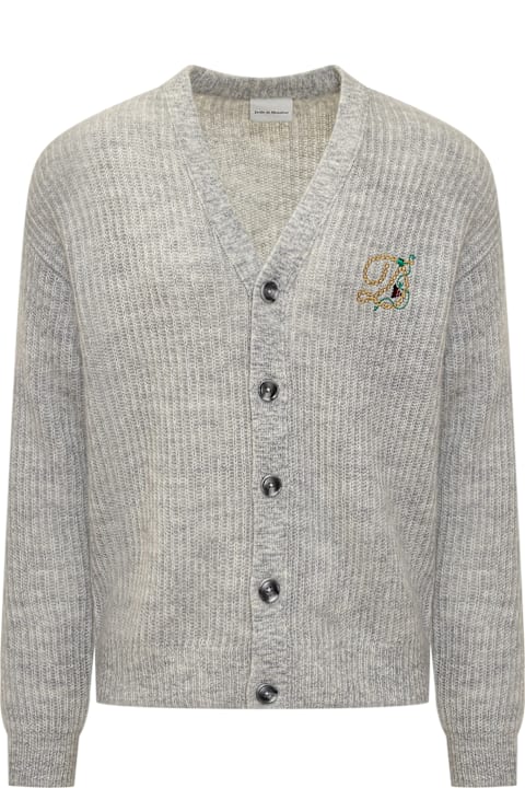 Drôle de Monsieur Sweaters for Men Drôle de Monsieur Cardigan With Logo