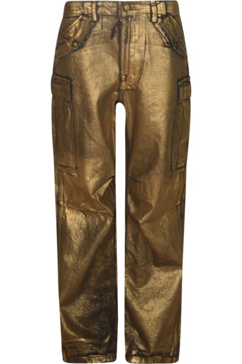 R13 for Women R13 Cargo Buttoned Belted Trousers