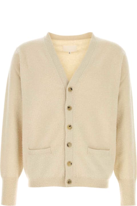 Maison Margiela for Men Maison Margiela Sand Cashmere Blend Cardigan