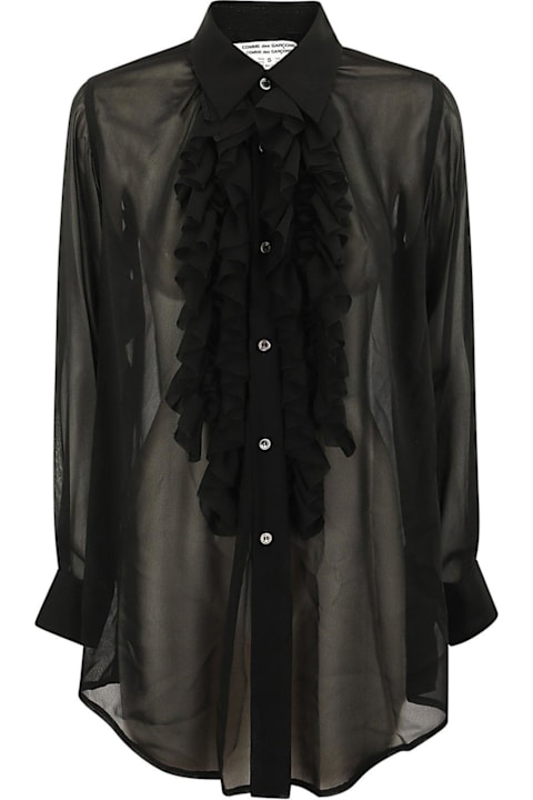 Homeware Comme Des Garçons Homme Plus Ruffled Crepe Shirt