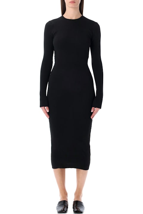 Fear of God لـ Kids Fear of God Essentials Fear Of God Rib Long Sleeve Dress