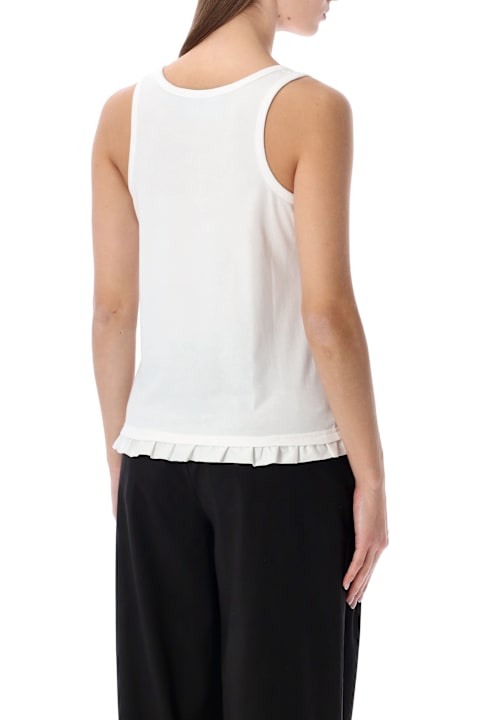 Homeware Rotate by Birger Christensen Rotate ruffle-hem cotton tank top