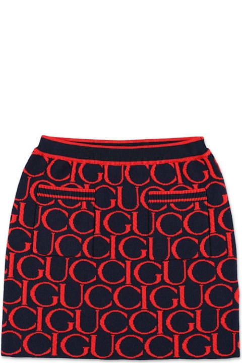 Gucci for Girls Gucci Gucci Kids Skirts Blue