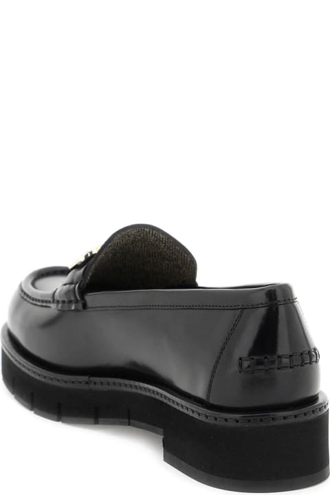 Ferragamo Flat Shoes for Women Ferragamo Gancini Loafers