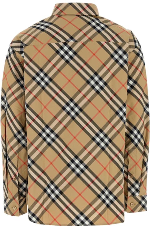 Burberry Fleeces & Tracksuits for Women Burberry 'check' Beige Cotton Shirt