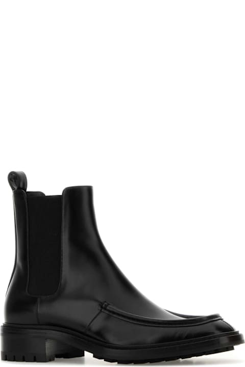 Homeware Saint Laurent Black Leather Chelsea Joe Ankle Boots
