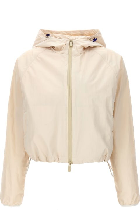 Burberry Coats & Jackets for Women Burberry Cropped Hooded Jacket