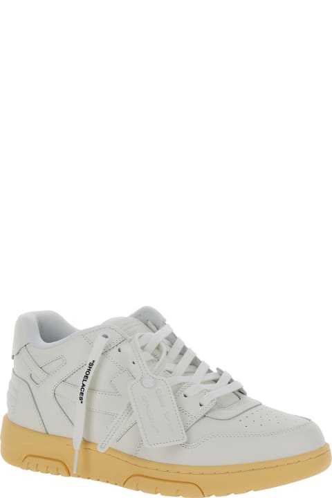 Shoes Sale for Men Off-White Out Of Office Calf Leather White White
