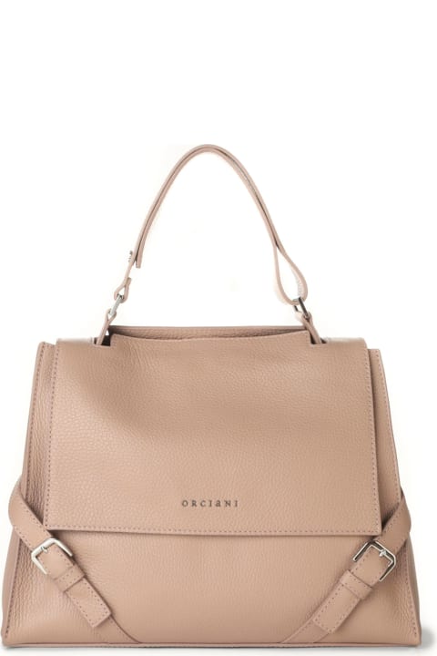 Orciani Bags for Women Orciani Sveva Sense Medium Leather Handbag
