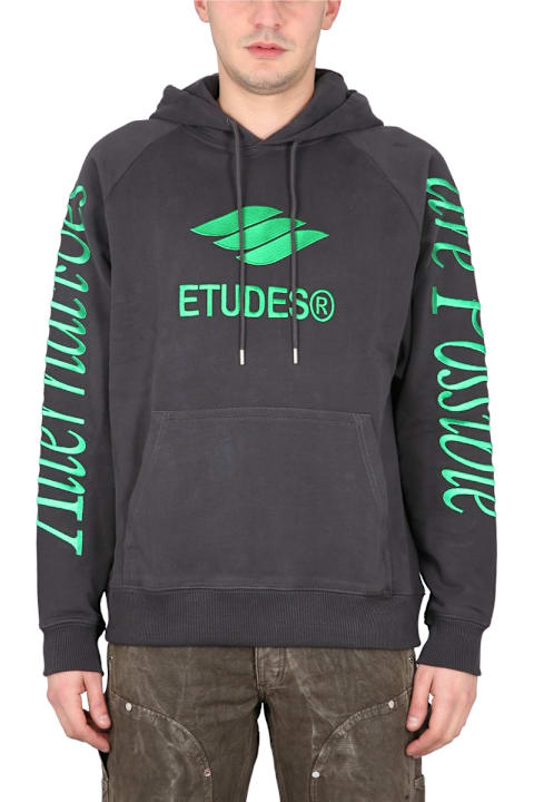 Fashion for Women Études Sweatshirt With Logo Embroidery