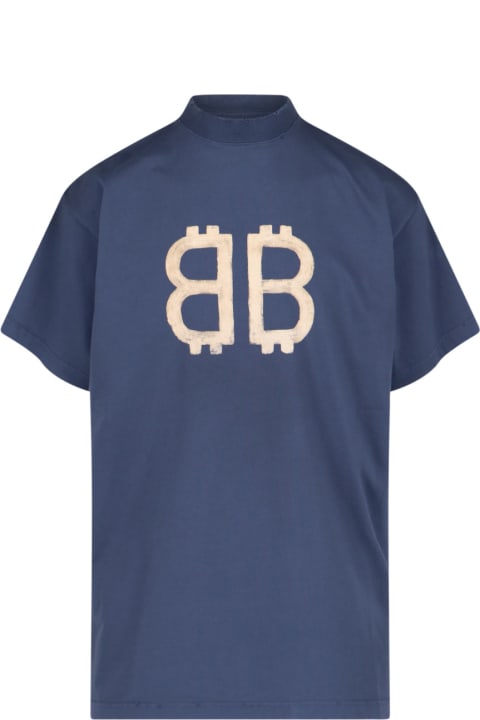 Balenciaga Topwear for Women Balenciaga 'crypto' Printed T-shirt