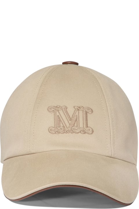 Max Mara Hats for Women Max Mara Logo Embroidered Baseball Cap