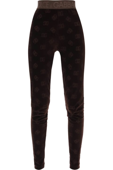 Dolce & Gabbana Pants & Shorts for Women Dolce & Gabbana Logo Leggings