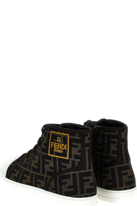 أحذية لـ رُضع بنات Fendi 'fendi Roma' Ankle Boots