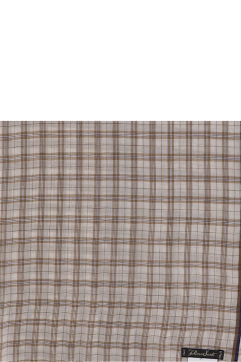 Faliero Sarti for Women Faliero Sarti Silk Plaid Scarf
