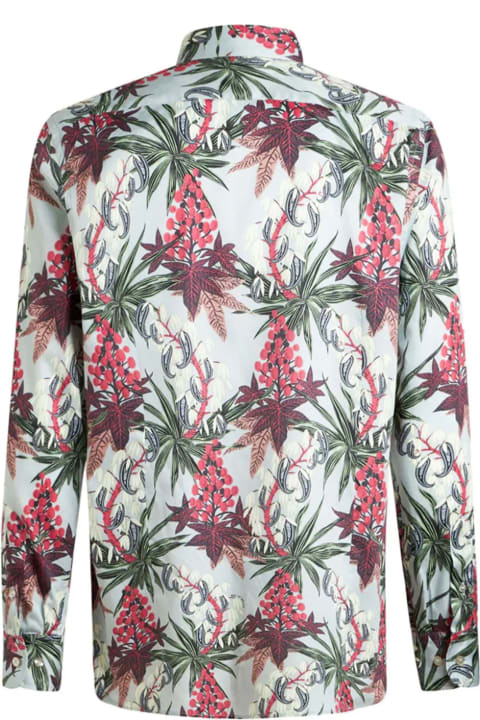 Etro Shirts for Men Etro Printed Poplin Shirt