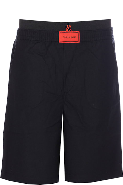 Vision of Super for Men Vision of Super Embroidered Flames Shorts