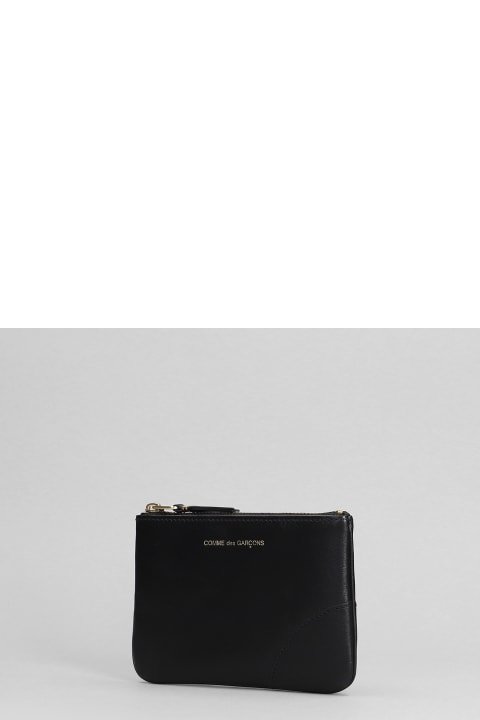 ウィメンズ Comme des Garçons Walletの財布 Comme des Garçons Wallet Wallet In Black Leather