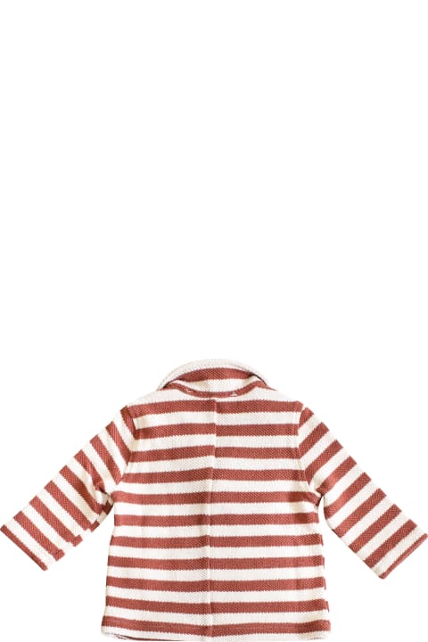 Zhoe & Tobiah Coats & Jackets for Baby Girls Zhoe & Tobiah Striped Newborn Jacket
