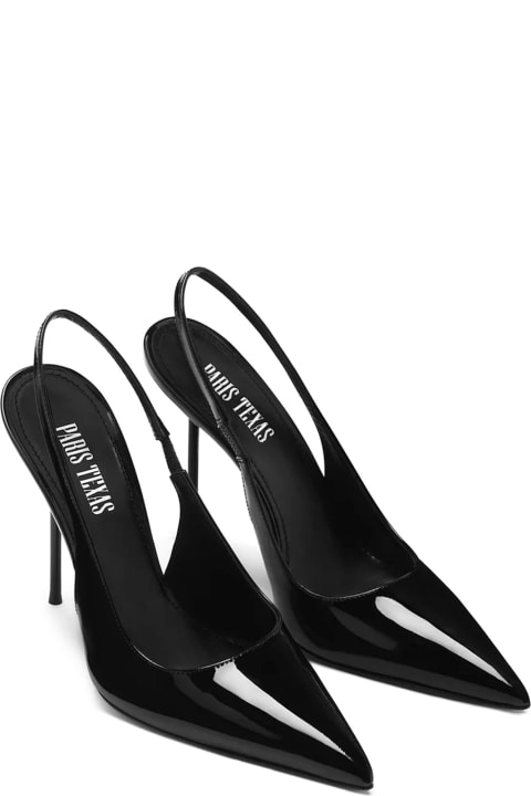 Paris Texas أحذية لـ السيدات Paris Texas Black Patent Leather Lidia Slingback