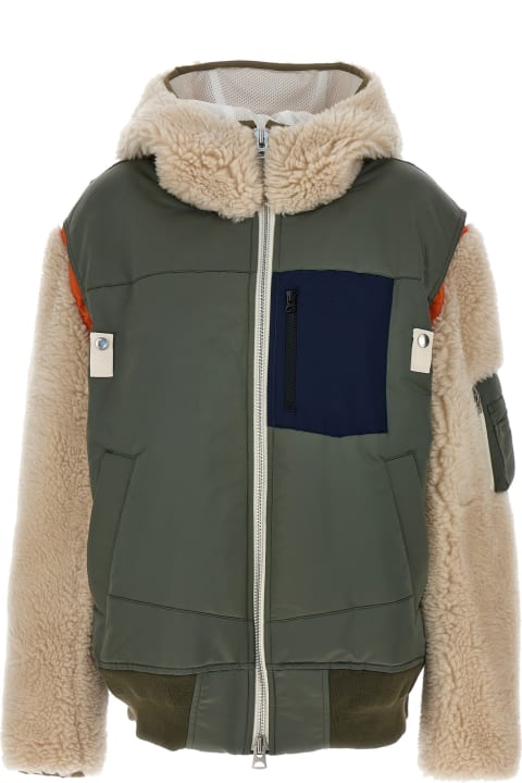 Homeware Sacai Faux Fur Insert Jacket