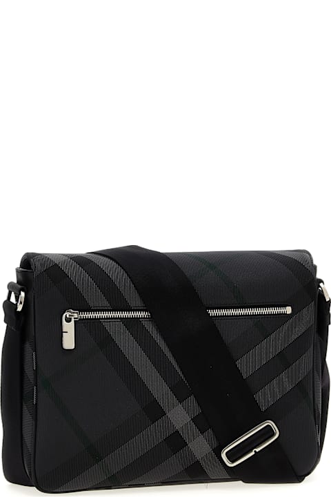 Burberry Shoulder Bags for Men Burberry 'grid Messenger' Crossbody Bag