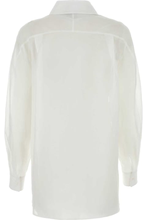 ウィメンズ Alberta Ferrettiのウェア Alberta Ferretti White Cotton Shirt
