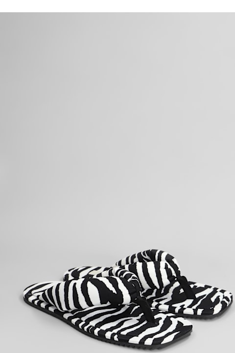 The Attico أحذية لـ السيدات The Attico Indie Flats In White Lycra