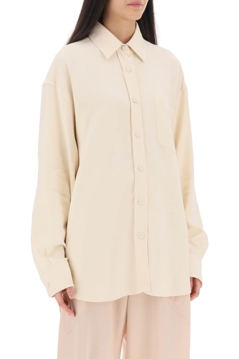 Fashion for Women Stella McCartney Oversized Shirt In Crepe Jersey