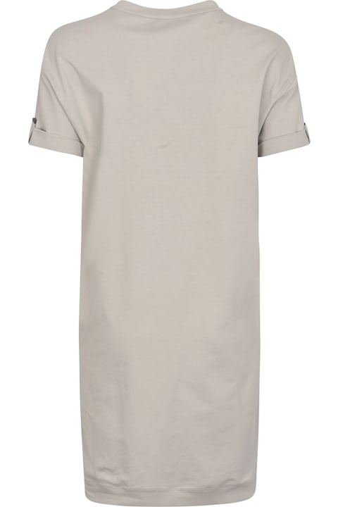 Brunello Cucinelli for Women Brunello Cucinelli Plain T-shirt Dress