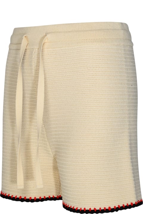 Jil Sander for Women Jil Sander Cream Cotton Shorts
