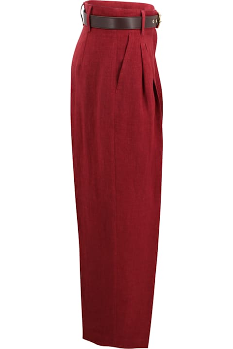 Homeware Max Mara Studio Mstsumero Linen Trousers Max Mara