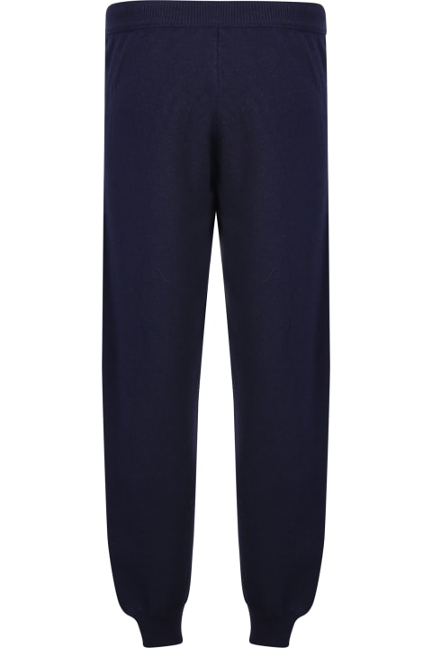 Original Vintage Style Fleeces & Tracksuits for Men Original Vintage Style Blue Knit Jogger Trousers