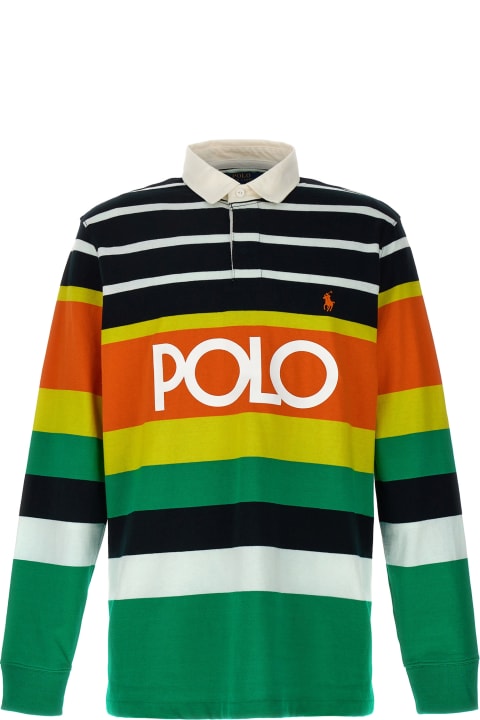Polo Ralph Lauren Topwear for Men Polo Ralph Lauren Logo Striped Polo Shirt