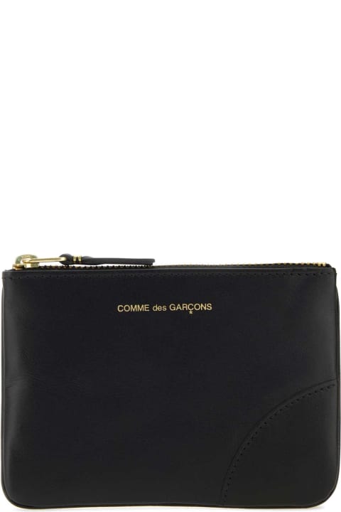 ウィメンズ新着アイテム Comme des Garçons Black Leather Coin Case