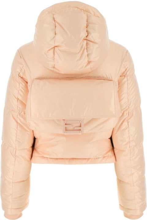 Coats & Jackets for Women Fendi Cropped Zip-up Padded Jacket