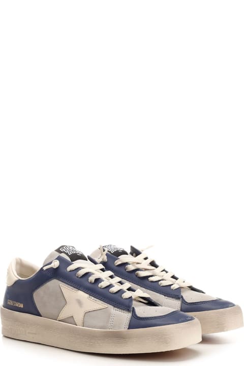 Fashion for Men Golden Goose Blue And Gray 'stardan' Sneakers