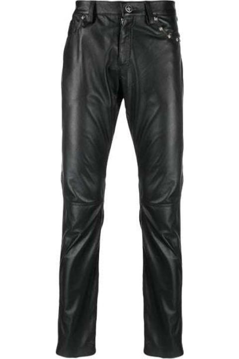John Richmond Pants for Men John Richmond Skinny Pants In Faux Leather