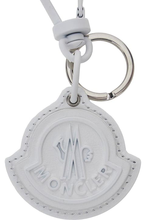 سلاسل مفاتيح لـ القسم الرجالي Moncler Logo Patch Keychain