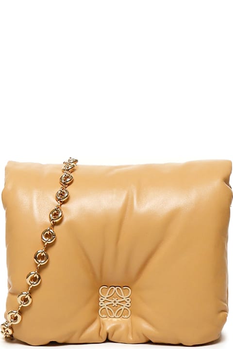 Loewe Bags for Women Loewe Goya Puffer Bag In Shiny Nappa Lambskin