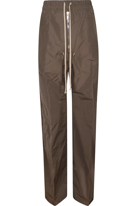 Rick Owens Pants for Men Rick Owens Straight Lace-up Trousers