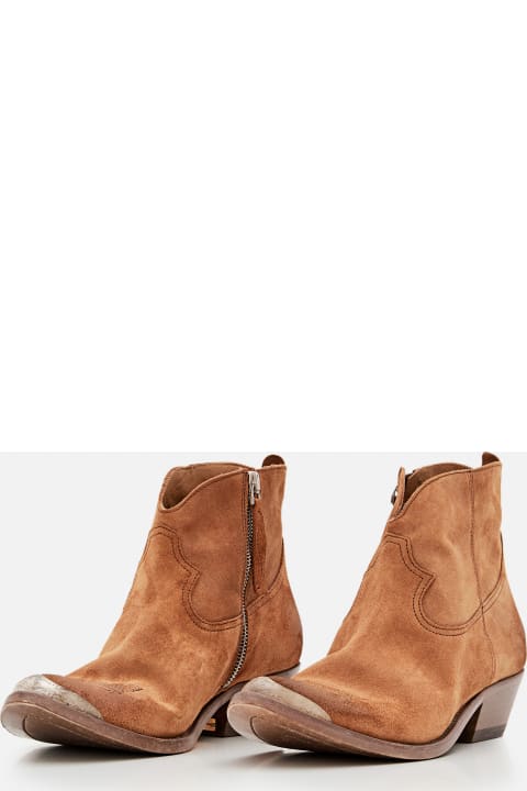 Golden Goose Boots for Women Golden Goose Leather Ankle Boots