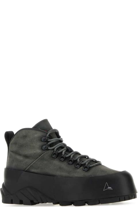 ROA for Men ROA Black Polyester Cvo Sneakers
