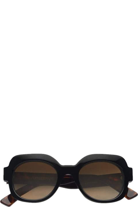 Emmanuelle Khanh for Kids Emmanuelle Khanh Emmanuelle Khanh Satin 16-18 Nero Tartarugato Sunglasses