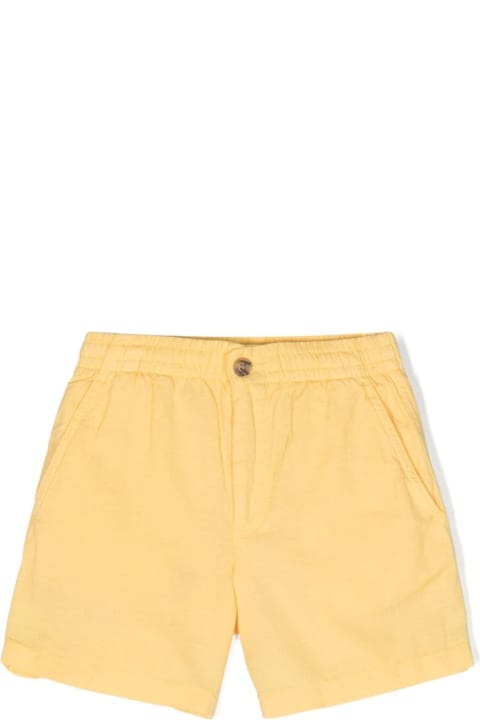 Ralph Lauren for Kids Ralph Lauren Yellow Linen And Cotton Bermuda Shorts
