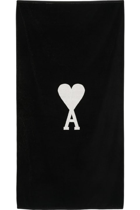 Ami Alexandre Mattiussi Swimwear for Women Ami Alexandre Mattiussi Ami De Coeur Cotton Towel