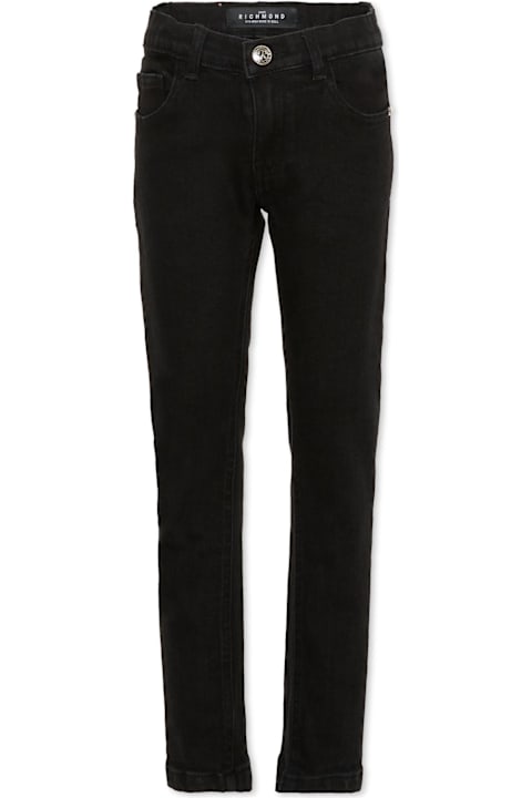 Richmond لـ Men Richmond Black Jeans For Girl With Logo