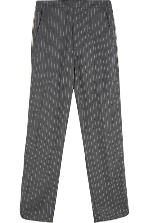 Homeware Rhude Cropped Pinstripe-motif Trousers