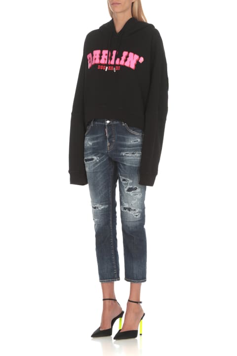Dsquared2 for Women Dsquared2 Onion Cropped Sweatshirt